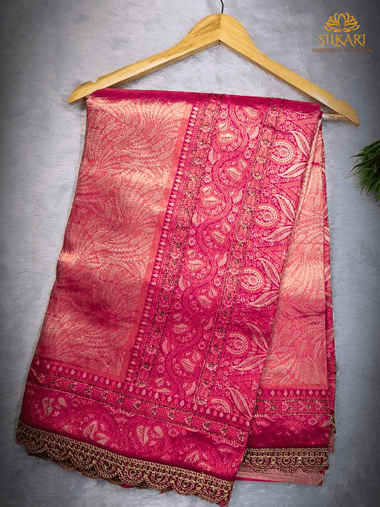 heavy work saree​, heavy stone work sarees for wedding, heavy work sarees for wedding​ , heavy work bridal saree